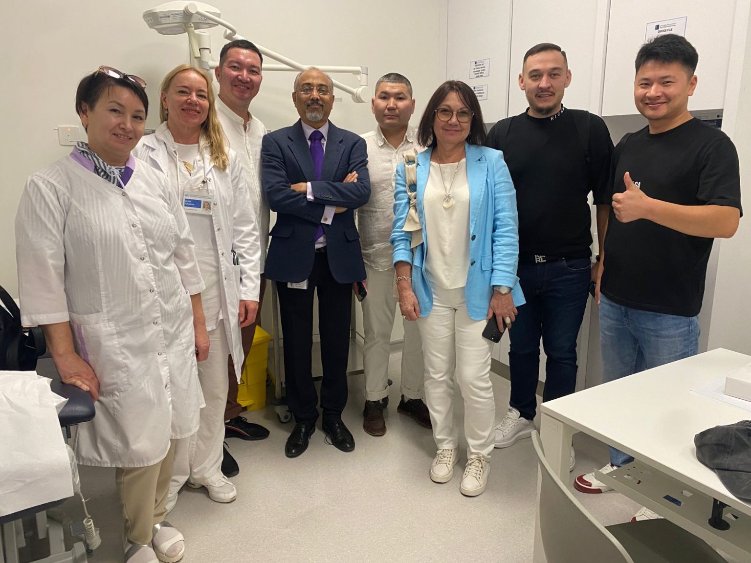 Doctors from Russia visit Prof. Rai at King's College Hospital, Dubai ...